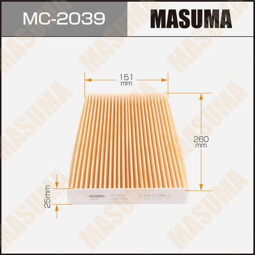 Фильтр салонный Masuma, MC-2039