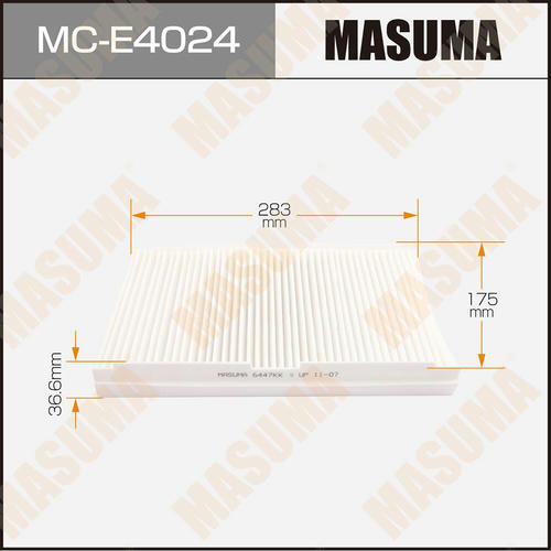 Фильтр салонный Masuma, MC-E4024
