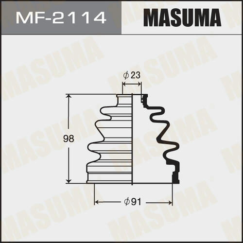 Пыльник ШРУСа Masuma (резина), MF-2114