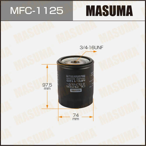 Фильтр масляный Masuma, MFC-1125
