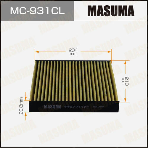 Фильтр салонный Masuma угольный, MC-931CL
