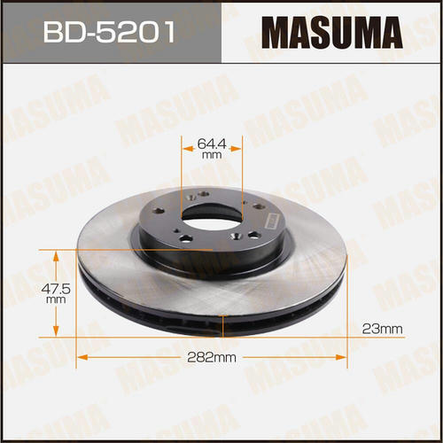 Диск тормозной Masuma, BD-5201