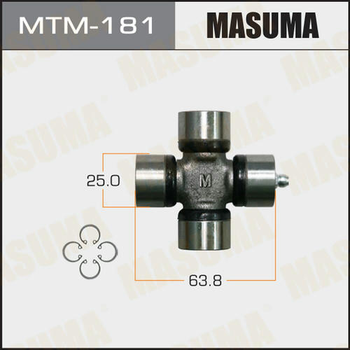 Крестовина вала карданного 25x63.8 Masuma, MTM-181