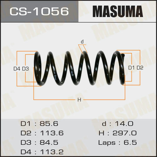 Пружина подвески Masuma, CS-1056