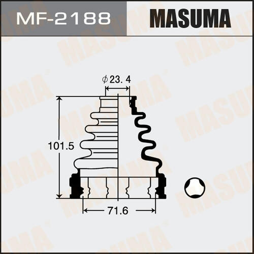 Пыльник ШРУСа Masuma (резина), MF-2188