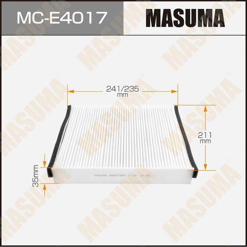 Фильтр салонный Masuma, MC-E4017