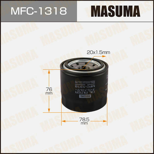 Фильтр масляный Masuma, MFC-1318