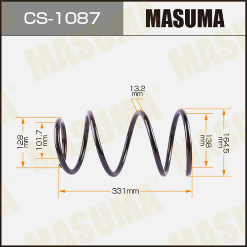 Пружина подвески Masuma, CS-1087