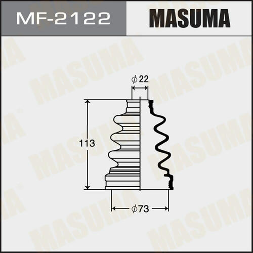Пыльник ШРУСа Masuma (резина), MF-2122