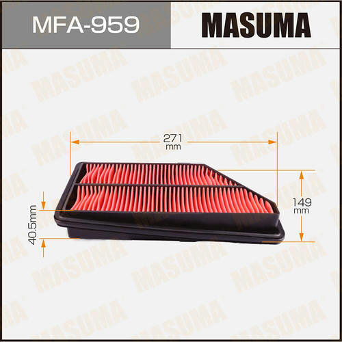 Фильтр воздушный Masuma, MFA-959