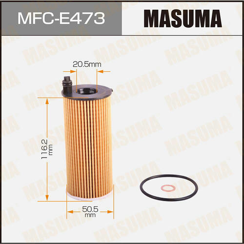 Фильтр масляный Masuma (вставка), MFC-E473