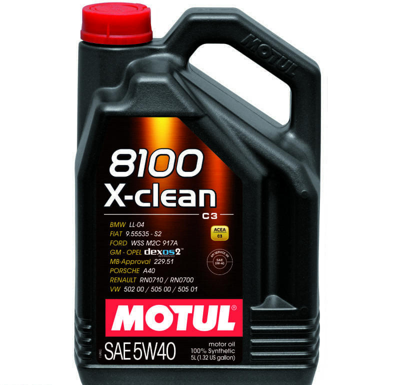 Масло Motul 8100 X-clean 5W40 C3 моторное синтетическое 5л