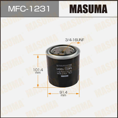 Фильтр масляный Masuma, MFC-1231