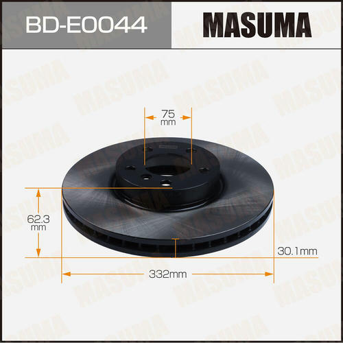 Диск тормозной Masuma, BD-E0044