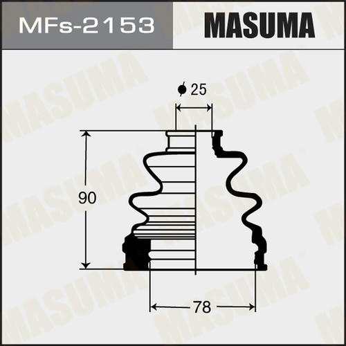 Пыльник ШРУСа Masuma (силикон), MFs-2153