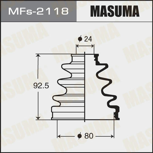 Пыльник ШРУСа Masuma (силикон), MFs-2118