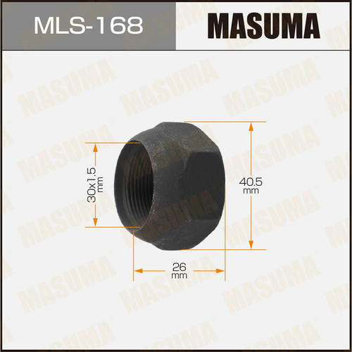 Гайка колесная Masuma M 30x1.5(L) под ключ 41 открытая, MLS-168
