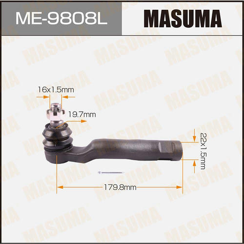 Наконечник рулевой Masuma, ME-9808L