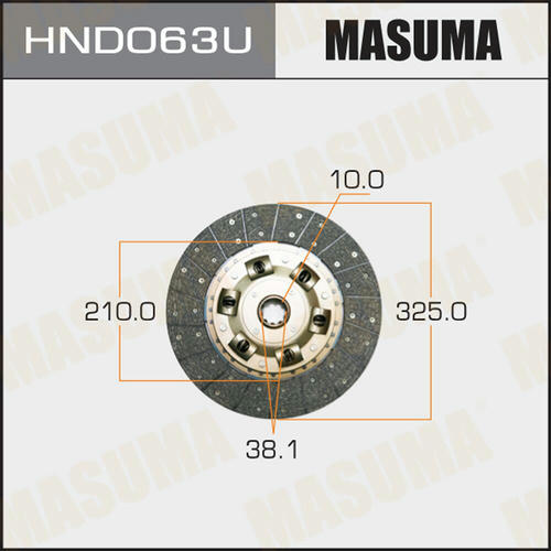 Диск сцепления Masuma, HND063U