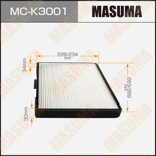 Фильтр салонный Masuma, MC-K3001