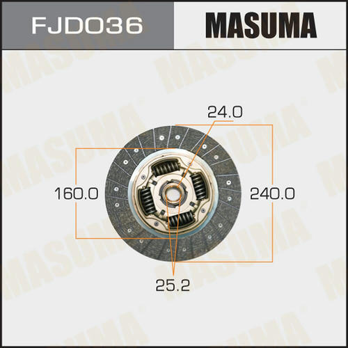 Диск сцепления Masuma, FJD036