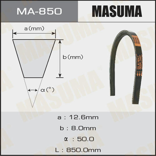 Ремень привода навесного оборудования Masuma, MA-850