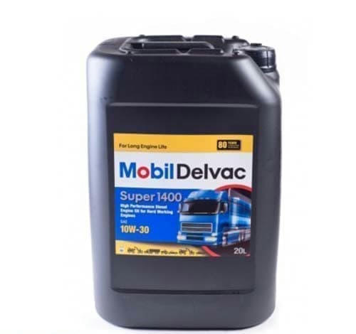 Масло MOBIL Delvac Super 1400 10W30 моторное минеральное 20л артикул 152715