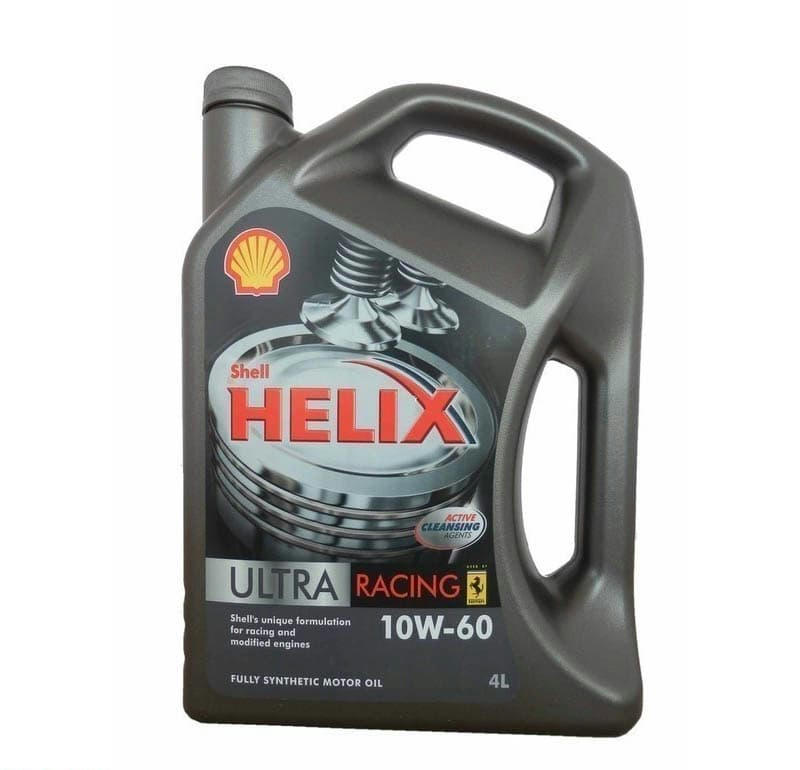 Масло SHELL Helix Ultra Racing 10W60 моторное синтетическое 4л артикул 550040622