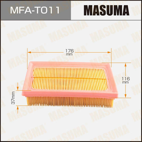 Фильтр воздушный Masuma, MFA-T011