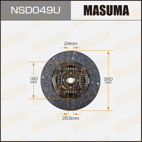 Диск сцепления Masuma, NSD049U