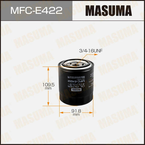 Фильтр масляный Masuma, MFC-E422