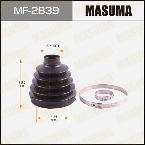 Пыльник ШРУСа MASUMA (пластик), MF-2839
