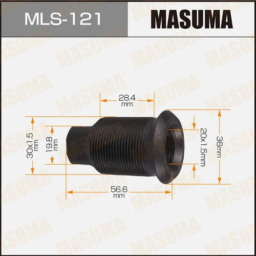 Футорка колесная M30x1.5(L), M20x1.5(L) Masuma, MLS-121