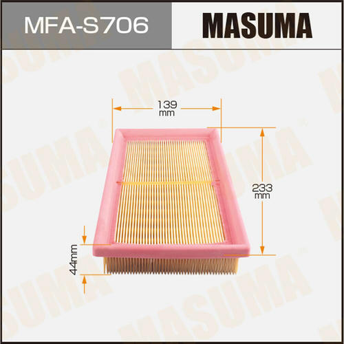 Фильтр воздушный Masuma, MFA-S706