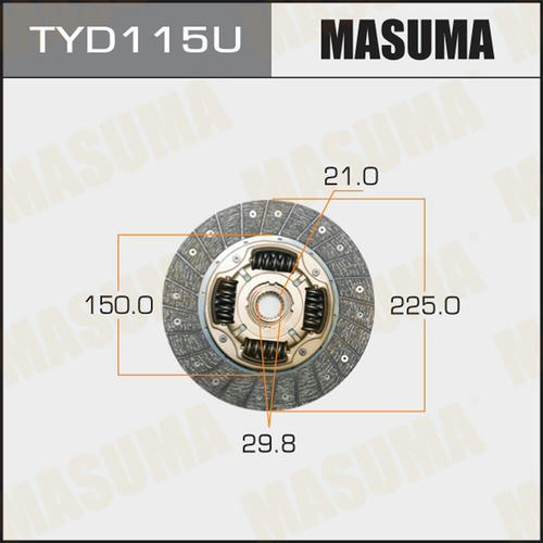 Диск сцепления Masuma, TYD115U