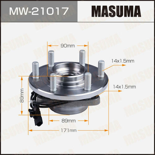 Ступичный узел Masuma, MW-21017