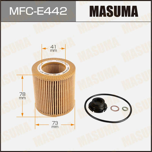 Фильтр масляный Masuma (вставка), MFC-E442