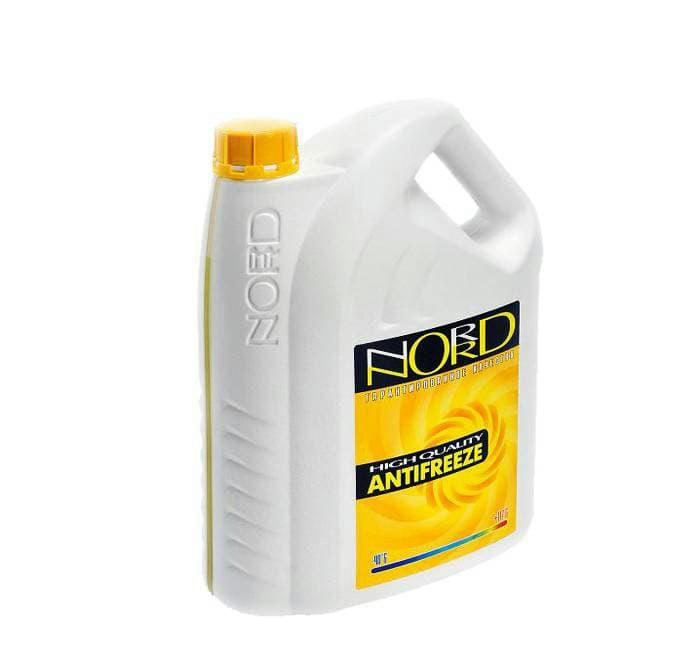 Антифриз NORD High Quality Antifreeze готовый -40C желтый 5 кг артикул NY20423