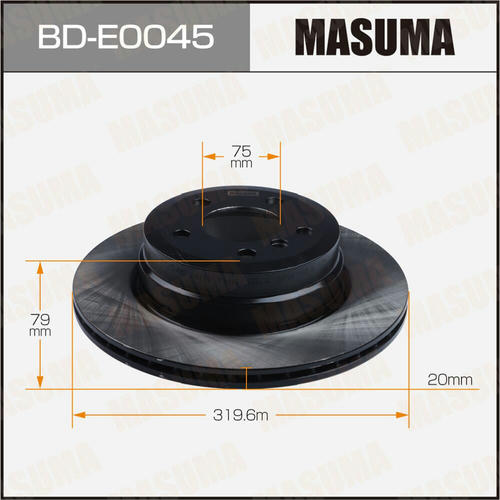 Диск тормозной Masuma, BD-E0045