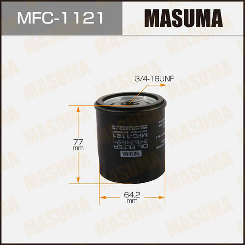 Фильтр масляный Masuma, MFC-1121