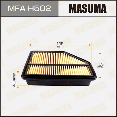 Фильтр воздушный Masuma, MFA-H502
