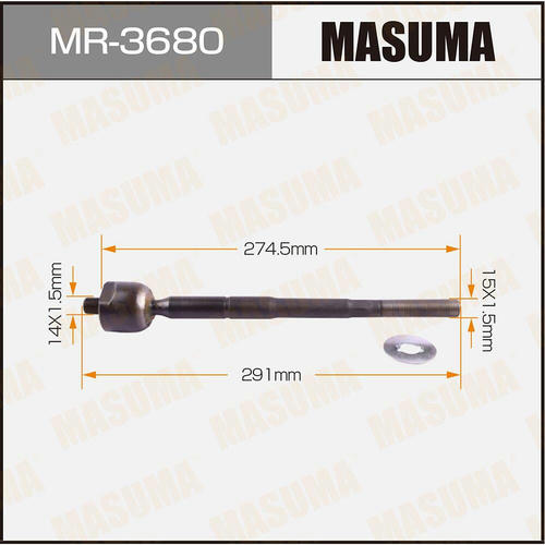 Тяга рулевая Masuma, MR-3680