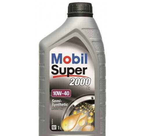 Масло моторное 10W40 MOBIL 1л полусинтетика MOBIL SUPER 2000 X1 артикул 152569
