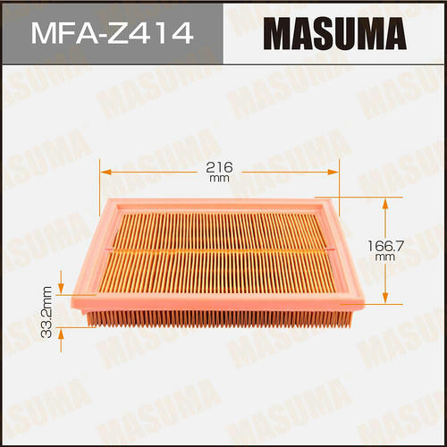 Фильтр воздушный Masuma, MFA-Z414