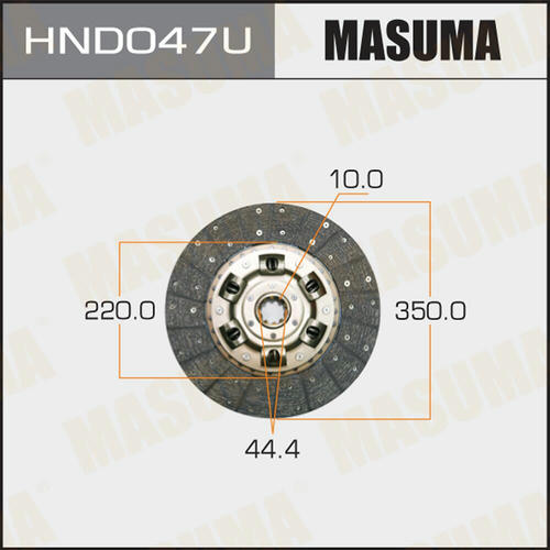 Диск сцепления Masuma, HND047U