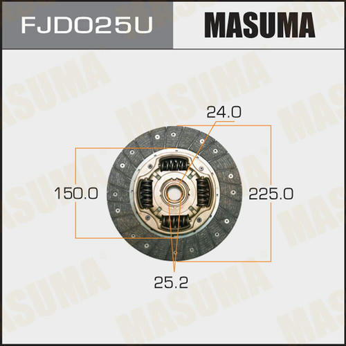 Диск сцепления Masuma, FJD025U