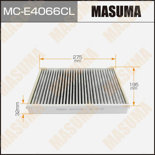 Фильтр салонный Masuma угольный, MC-E4066CL