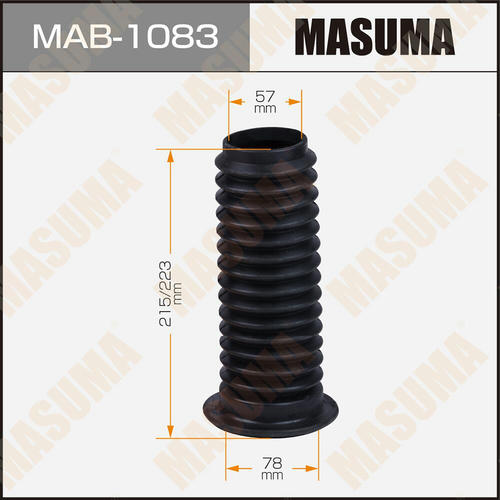 Пыльник амортизатора Masuma (резина), MAB-1083
