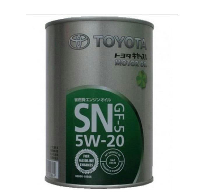 Масло моторное синтетическое TOYOTA SNGF-5 5W20 1L (Япония) артикул 08880-10606