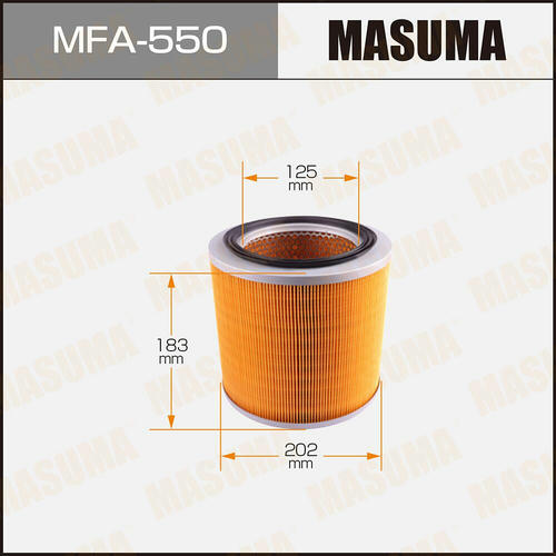 Фильтр воздушный Masuma, MFA-550